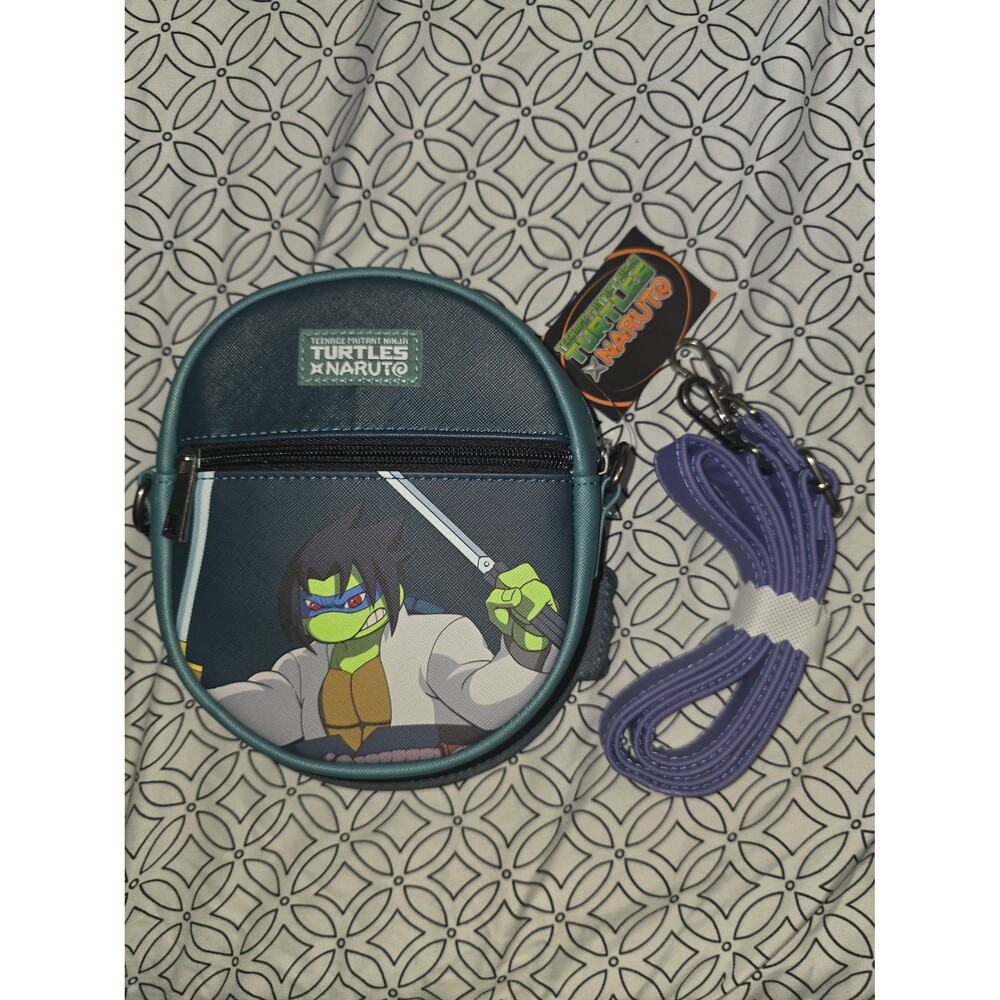NWT teenage mutant ninja turtles naruto crossbody shoulder bag hobo purse tote!